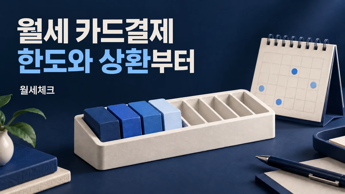 남은 카드 한도와 상환 일정을 보여주는 보관함과 달력